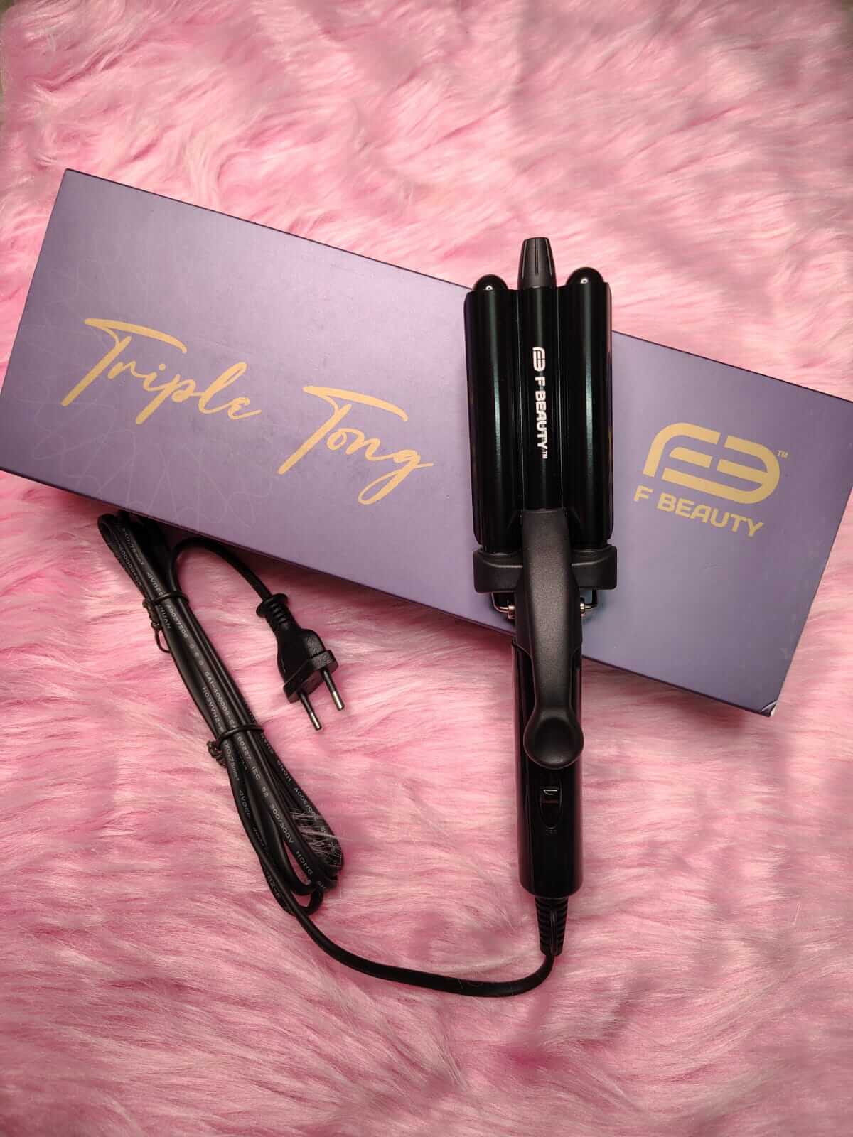 F Beauty Triple Tong